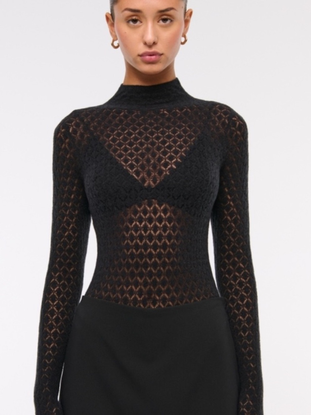Merino wool blend bodysuit — A&F